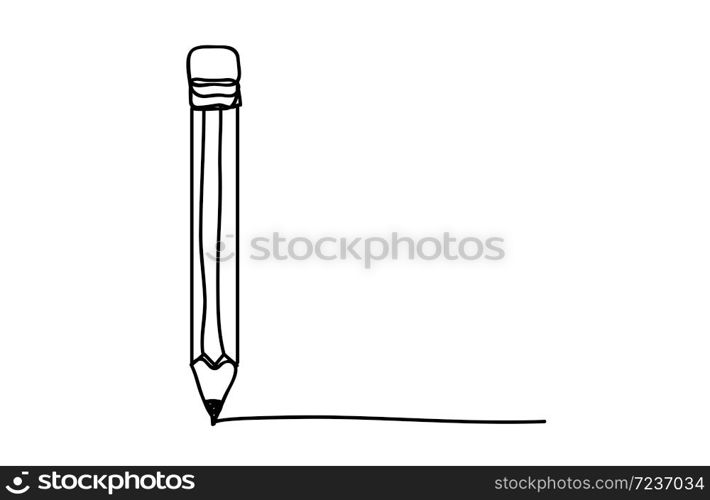 pencil sketch , line drawing style on white background,vector design.