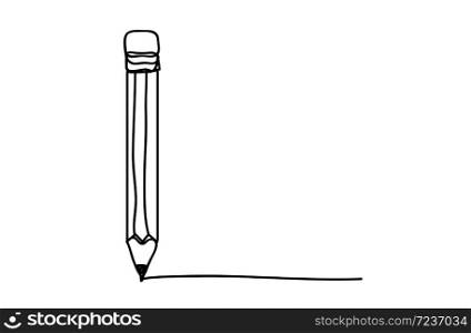 pencil sketch , line drawing style on white background,vector design.