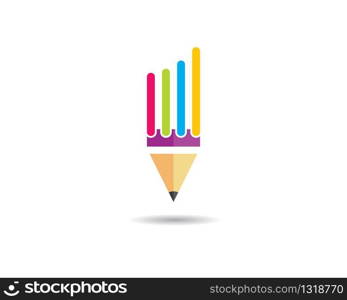 Pencil symbol vector icon illustration design