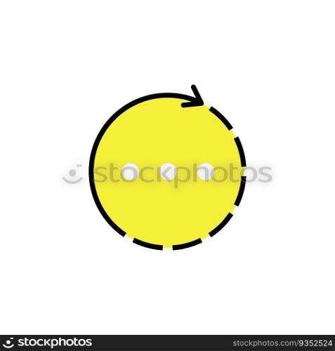 pending icon vector design templates white on background