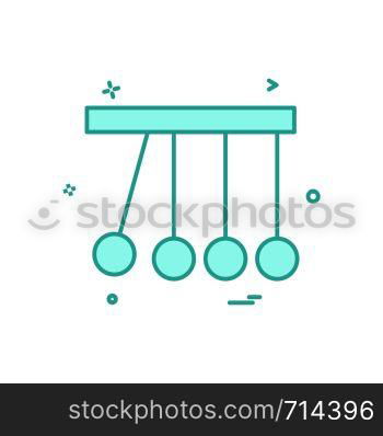 Pendulum icon design vector
