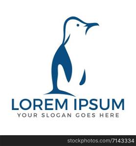 Penguin icon design. Symbol logo illustration