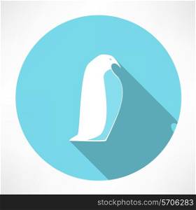 Penguin Icon. Flat modern style vector illustration