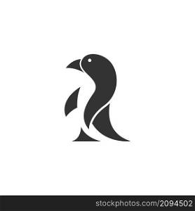 Penguin icon logo design template illustration vector