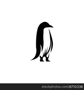Penguin icon logo vector design template