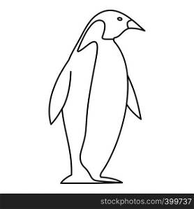 Penguin icon. Outline illustration of penguin vector icon for web. Penguin icon, outline style