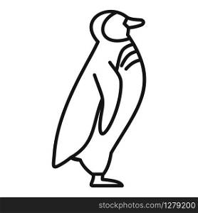 Penguin icon. Outline penguin vector icon for web design isolated on white background. Penguin icon, outline style