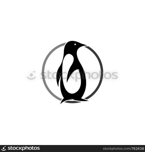 Penguin Logo Template vector icon illustration design