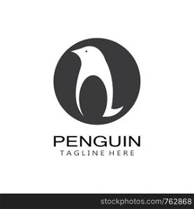 Penguin Logo Template vector icon illustration design