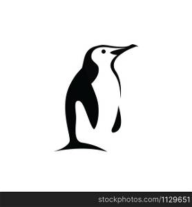 Penguin vector logo design. Penguin icon vector design. Symbol logo illustration