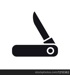 Penknife Icon. Pocket Knife. Camping Sign and Symbol. Penknife Icon. Pocket Knife. Camping Sign and Symbol.