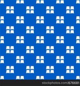 Pennants pattern repeat seamless in blue color for any design. Vector geometric illustration. Pennants pattern seamless blue