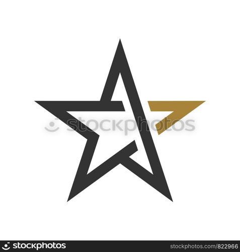 Pentagram Star Logo Template Illustration Design. Vector EPS 10.
