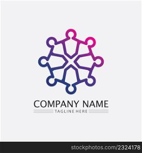 Peop≤logo, Team, Succes peop≤work, Group and Comμnity, Group Company and Busi≠ss logo vector and design Care, Family icon Succes logo