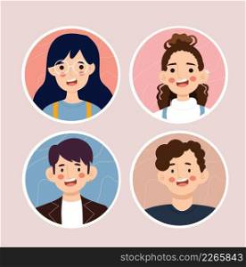 People avatar stickers