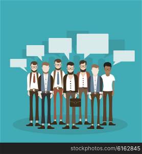 People business team. Vector illustration
