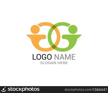 People care logo template