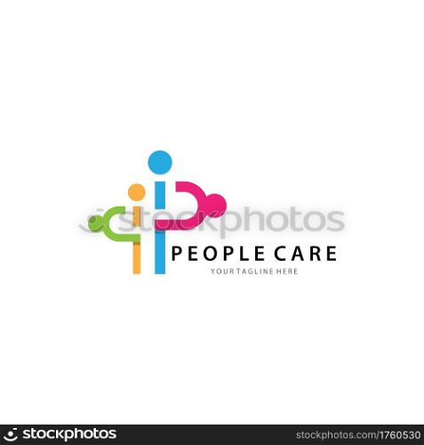 People care logo template vector icon design