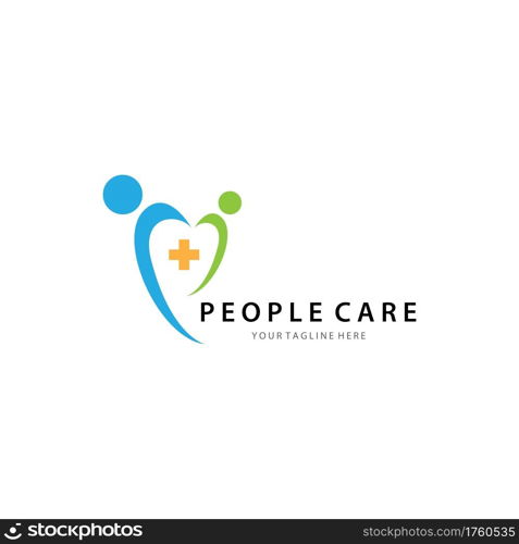 People care logo template vector icon design