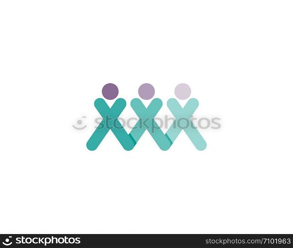 people care success health life logo template icons
