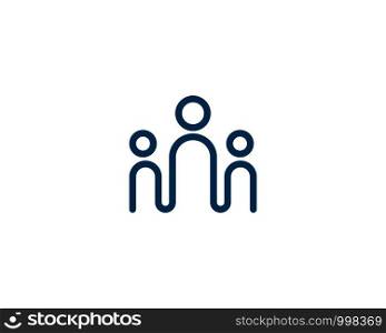 people, community care Logo template vector icon