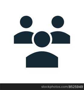 People, Community, Group Icon Vector Logo Template