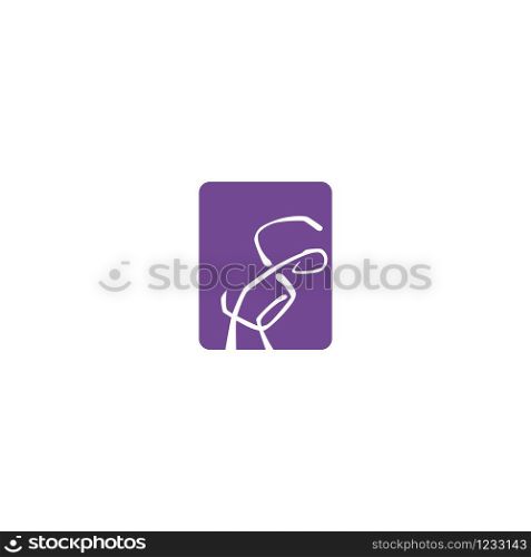 People fitness exercise vector silhouette. Fitness logo. Gymnastics Logo Template. Healthy Sexy body vector.