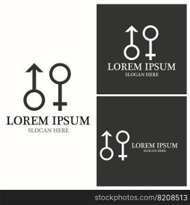 People Gender Icon And Symbol Vector Template