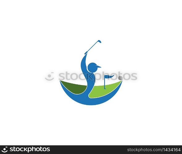 People golf icon vector illustration