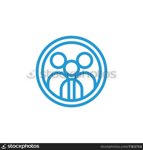 People graphic design template vector isolated illustration