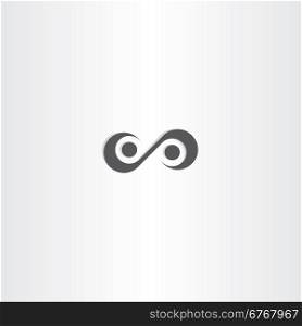 people handshake infinity symbol vector logo deal