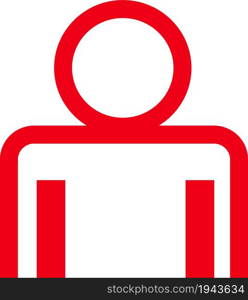 People icon sign symbol design