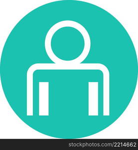 People icon sign symbol design