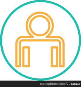 People icon sign symbol design