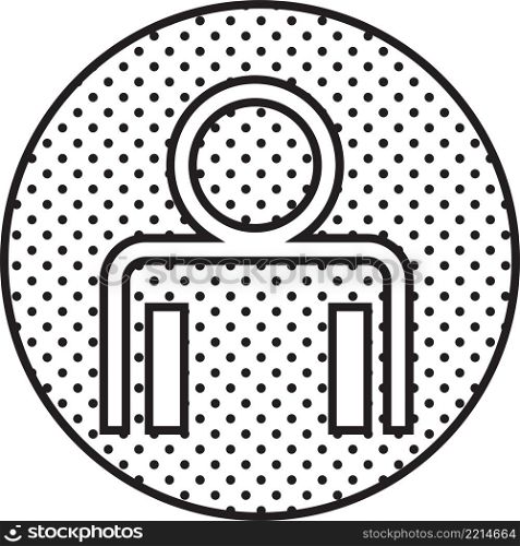 People icon sign symbol design