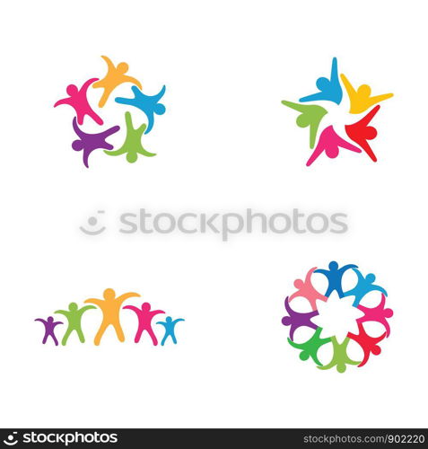 People Icon work group Vector illustration design