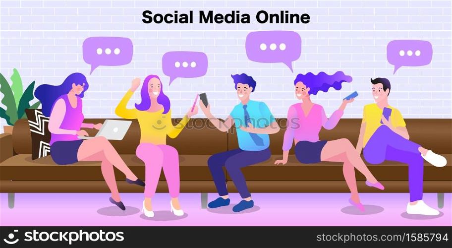 People in free internet zone using mobile gadgets. group of people with different poses. Human or people Figures Set. Creative Social Networking concept Vector Design.