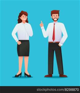 people in suit. business people vector illustration