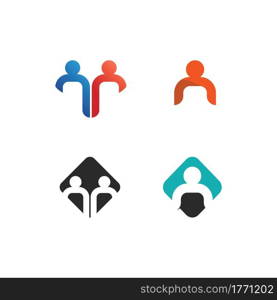 People logo, Team, Succes people work, Group and Community, Group Company and Business logo vector and design Care, Family icon Succes logo