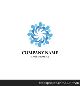 People logo, Team, Succes people work, Group and Community, Group Company and Business logo vector and design Care, Family icon Succes logo