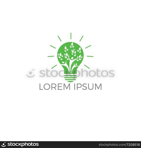People logo tree logo vector design. Healthy person people tree eco and bio icon human character icon nature care symbol.