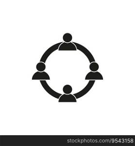 People network icon. Business icon. Vector illustration. EPS 10. Stock image.. People network icon. Business icon. Vector illustration. EPS 10.