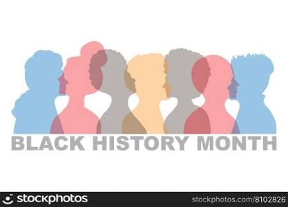 People standing side by side together Royalty Free Vector
