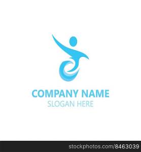 People success logo image design business template vector