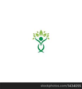 People tree care logo illustration