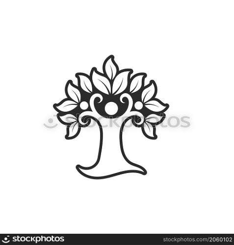 people tree template vector illustration concept design template