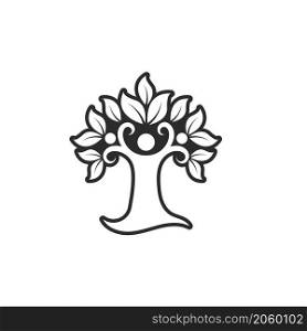 people tree template vector illustration concept design template