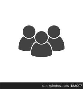 People vector icon. Group of humans sign