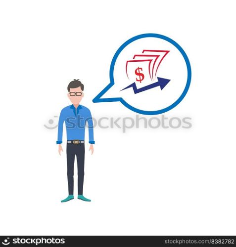 People with chat illustration vector.