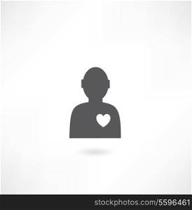 people with heart icon